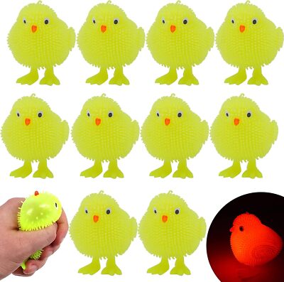 Leuchtende Osterküken 7 cm LED batteriebetrieben Küken Frühling Deko Spielzeug