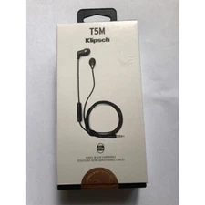 Klipsch T5M Wired In-ear headphones with remote/mic Black