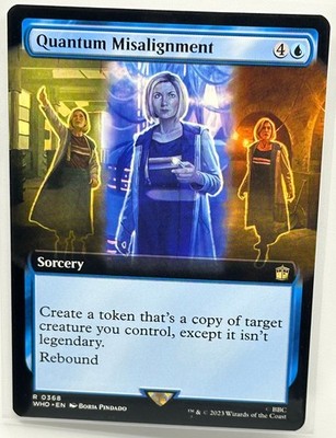 Quantum Misalignment (Extended Art), Doctor Who, MTG Magic the Gathering, REG