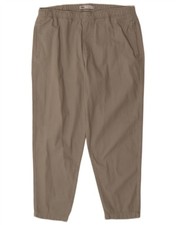 ZARA Pantalone Uomo Cropped Conico XL W38 L27 Verde Cotone DY01