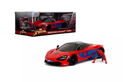 4006333092503 JADA Spiderman McLaren 1:24 z figurką 322-5034 Simba Toys