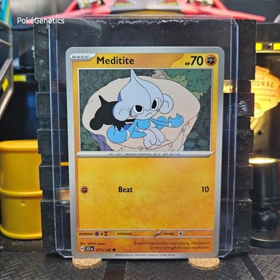 Meditite Stellar Crown Pokémon TCG 077/142 Scarlet & Violet SV07 Common