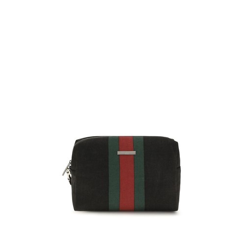 Gucci Black Fabric Handbag 100% Authentic