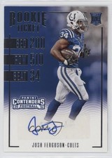 2016 Panini Contenders Rookie Ticket Josh Ferguson #137 Auto 3hd