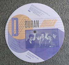 EXTREMELY RARE DURAN DURAN 5 TRACK 7" FLOPPY PICTURE DISC FAN CLUB ISSUE ONLY