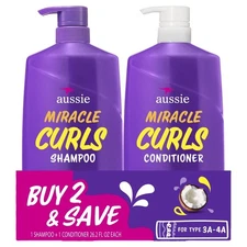 Curl Defining Shampoo and Conditioner Set for All Hair Types 26.2 oz Duo Pack