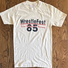 Rare Vtg 1985 Tulsa Wrestling WrestleFest Shirt Stedman Sport-T Medium NOS