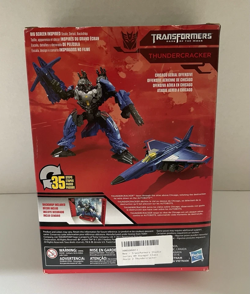 Transformers Studio Series 09 Thundercracker Toys R Us Exclusive SEE DESCRIPTION - Image 4 of 4