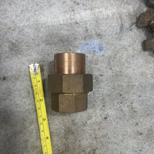 1.25” Copper Brass Sweat Union