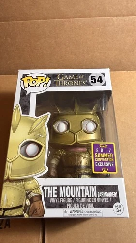 Funko Pop THE MOUNTAIN (Armoured) 54 Game of Thrones 2017 SDCC Summer Exclusive