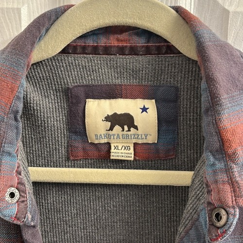 Men's DAKOTA GRIZZLEY Plaid Button-Up Jacket Thermal Lined Size XL - - Photo 3/12