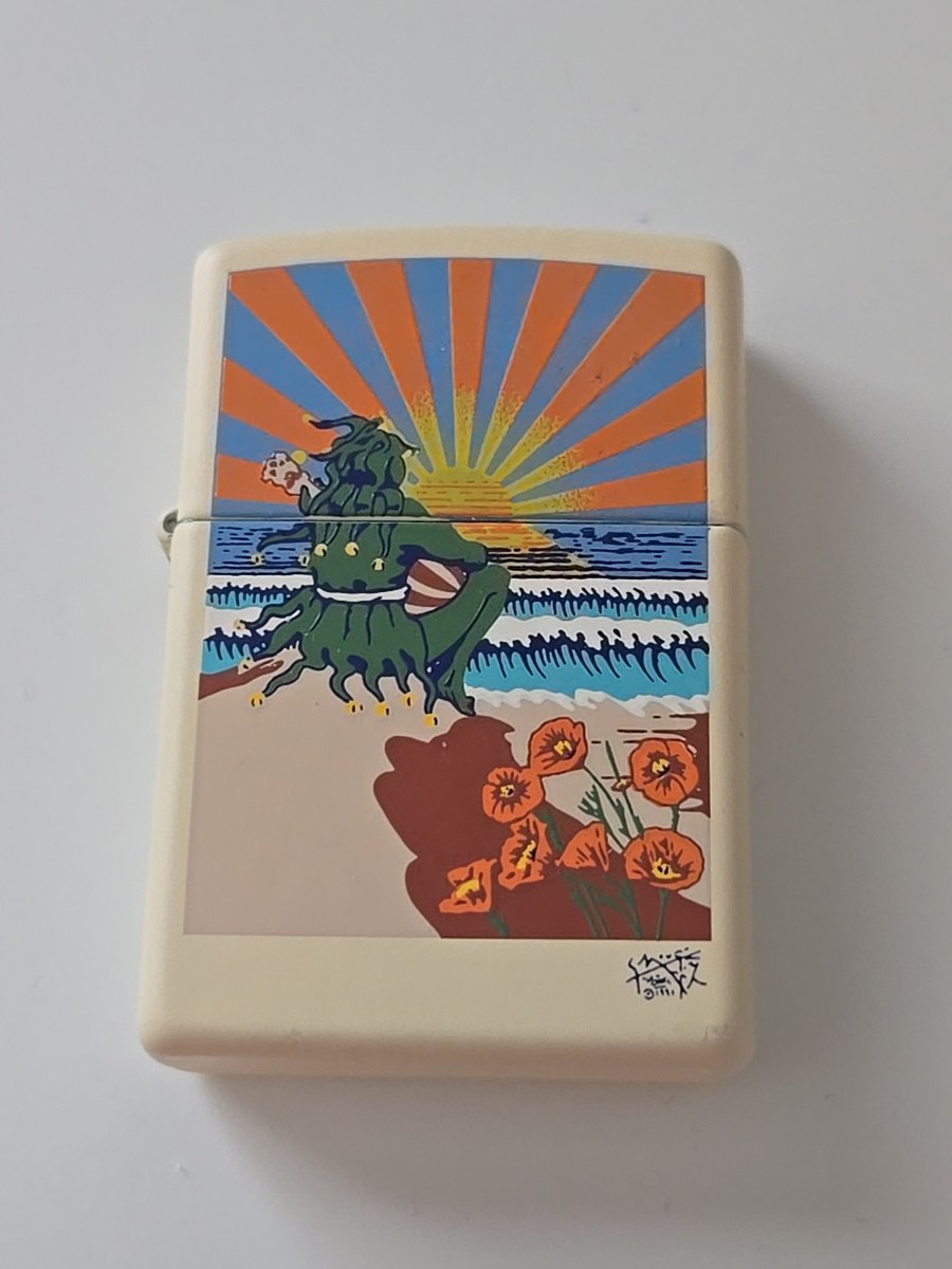 Zippo 1998 Stanley Mouse Sunset Jester Grateful Dead Rock Art New