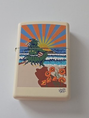 Zippo 1998 Stanley Mouse Sunset Jester Grateful Dead Rock Art New
