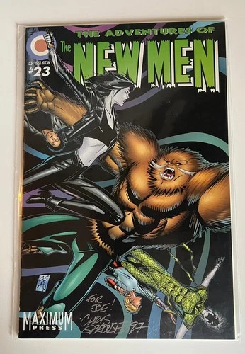 The Newmen - 1997 vol 1 issue #23 signed by artist Chris Sprouse
