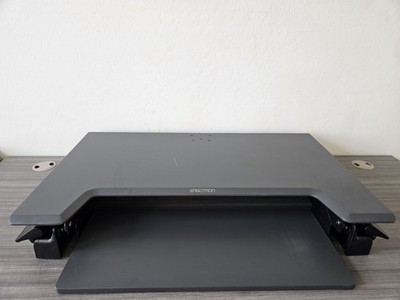 Ergotron WorkFit-TL Sit Stand Adjustable Dual Monitor Desktop Workstation - Gray