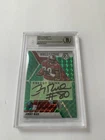 Jerry Rice 2020 Panini Green Mosaic  Signed Cut Sticker Beckett Slab Sf 49ers
