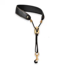 Leather Saxophone Neck Strap/for Soprano Tenor Alto Baritone Sax Multi Color