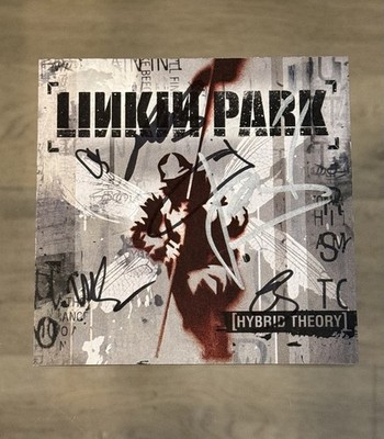 Linkin Park Hybrid Theory サイン入り CD LINKIN PARK Signed HYBRID THEORY CD Cover X6 Chester Autographed