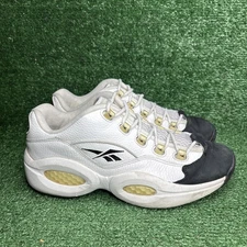 Reebok Question Low Black Vintage Allen Iverson Men's 9 Original Suede