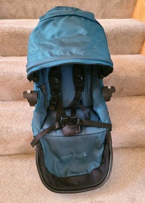 Complete Baby Jogger City Select seat TEAL / BLUE BLACK FRAME. GUC!