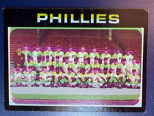 1971 Topps #268 Philadelphia Phillies - extremely rare coloring misprint
