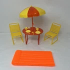 1984 Arco Vintage Doll Backyard Pool Accessories Table Chairs Barbie Adjacent