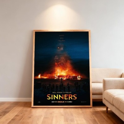 Sinners Movie Poster Movie Fan Gifts Wall Decorations
