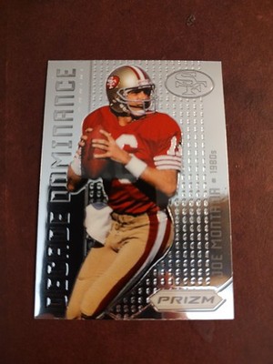 2012 Panini Prizm - Decade Dominance Joe Montana #4 Silver Prizm
