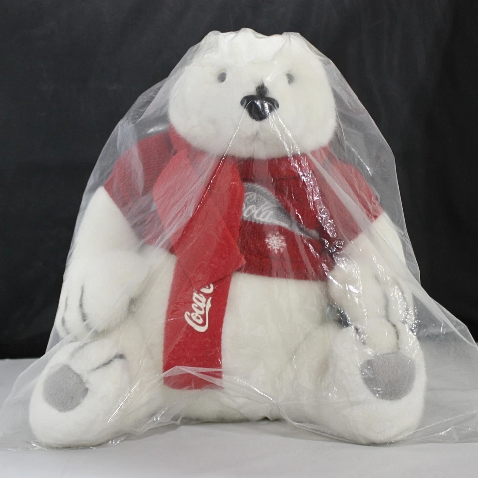 Lot of 5: 4 Coca-Cola Tins w/ Coke Puzzle Inside + Coca-Cola Plush Bear - Image 4 of 4