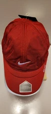 Nike DriFit Adult Unisex Red Ballcap with Reflective Rim - New with Tags