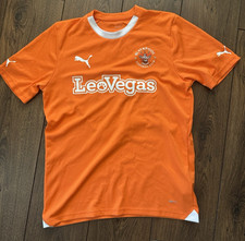 PUMA Blackpool FC Trickett #87 Football 2023/2024 Home Shirt Mens Medium Orange