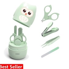 Baby Nail Kit, 4-in-1 Baby Nail Care Set with Cute Case, Baby Nail Clippers, ...