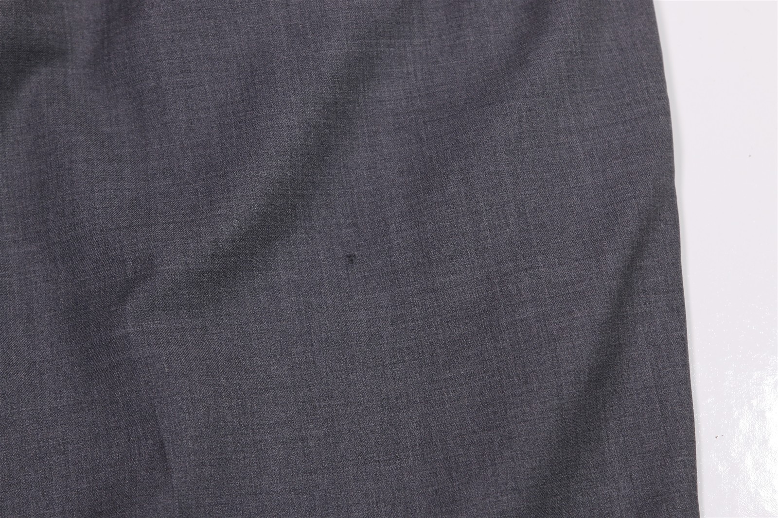 Sid Mashburn Solid Gray Flat Front Cuffed Wool Dr… - image 7