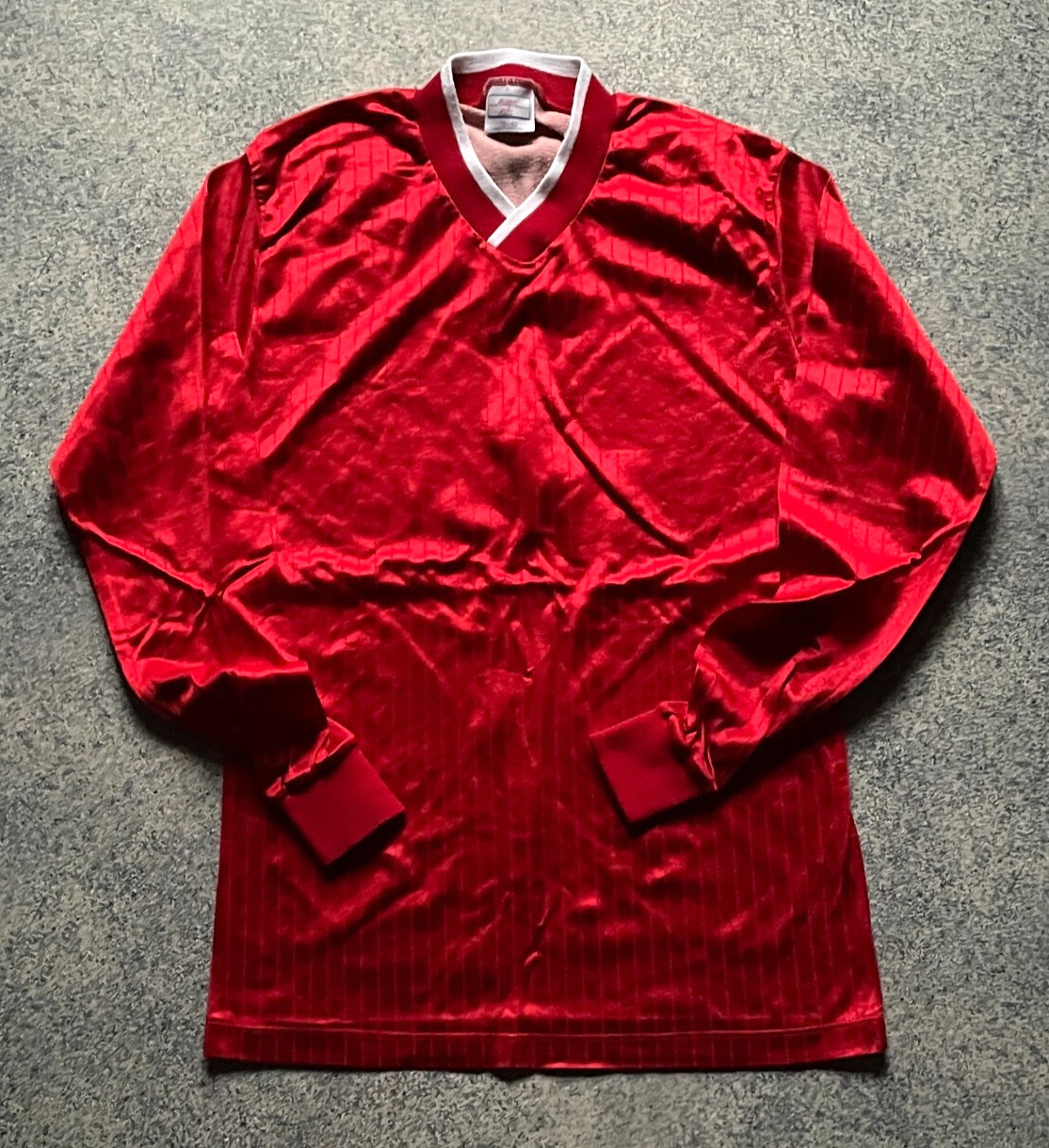 Vintage 80s Kellys Kits Long Sleeve Soccer Jersey Mens M Nylon Shirt