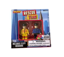 Blokko Rescue Team - 2 City Rescuers compatible with other brands - NEW/SEALED
