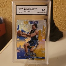 2013-14 Panini Crusade Prizm - Klay Thompson #28 GMA 10 Golden State Warriors
