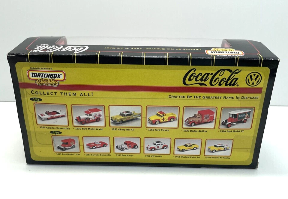 Matchbox Collectibles Coca Cola VW Volkswagen Beetle Bug 2 Car Set 1/64 Target - Image 3 of 4