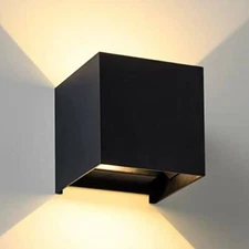 LANFU LED Aluminum Waterproof Wall Lamp, Waterproof Outdoor Light 20W Large