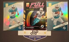 Miami Dolphins 2023 Donruss Elite Jaylen Waddle LOT (3x) Full Throttle PINK/BASE
