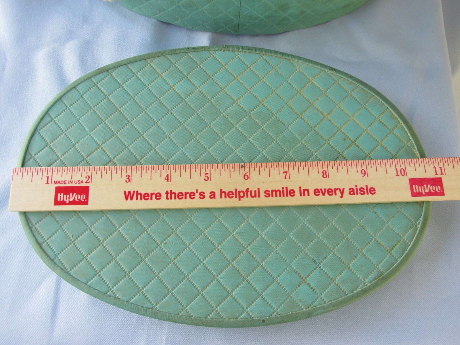 Vtg Faux Quilted Craft, Sewing case Box, Henry A. Enrich Co. Filled w