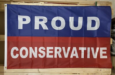 Republican Flag FREE SHIP Vote Save America Proud Conservative USA Sign 3x5 