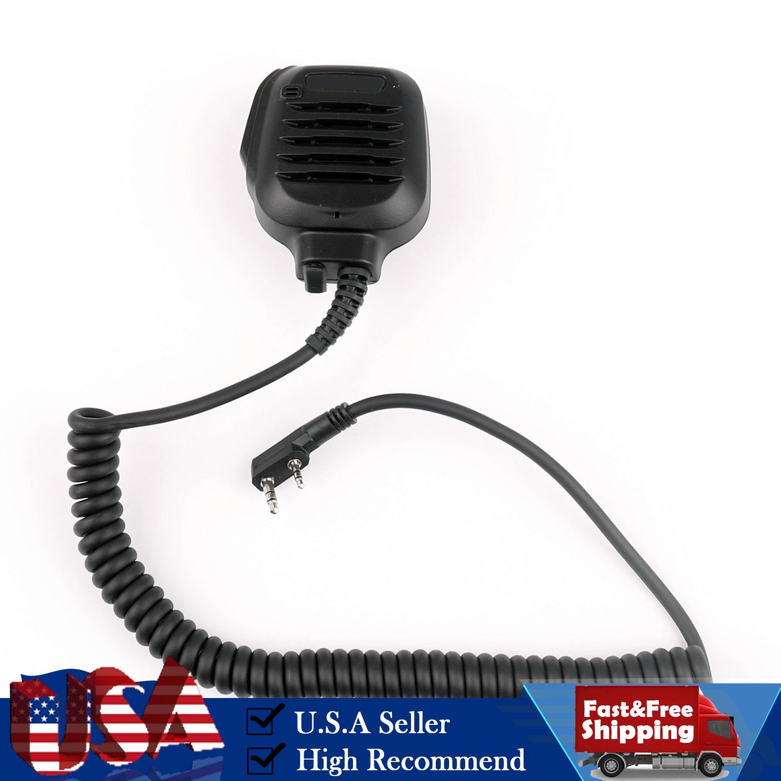 5xKMC-45 Shoulder Waterproof Speaker Mic Fr KENWOOD TYT F8 BF UV5R MML UV100-image