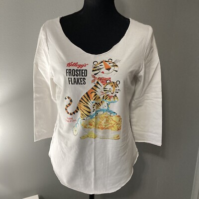 Rare Kellogg's Frosted Flakes Cereal Tony The Tiger Distressed T-Shirt Tricycle