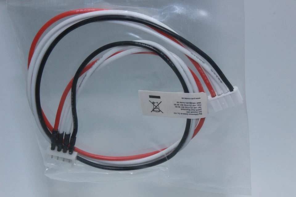 Yuki 600230 Balancer Verlängerung JST EH  3S   30cm  Kabel  NEU in  OVP - Bild 3 von 3