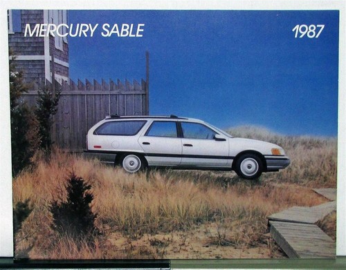 1987 Mercury Sable Canadian Sales Brochure & Specifications | eBay
