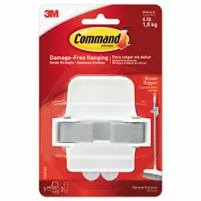 3M Scotch 17007-ES Command Broom Hanger 1-pack White * Brand New! Great Product!