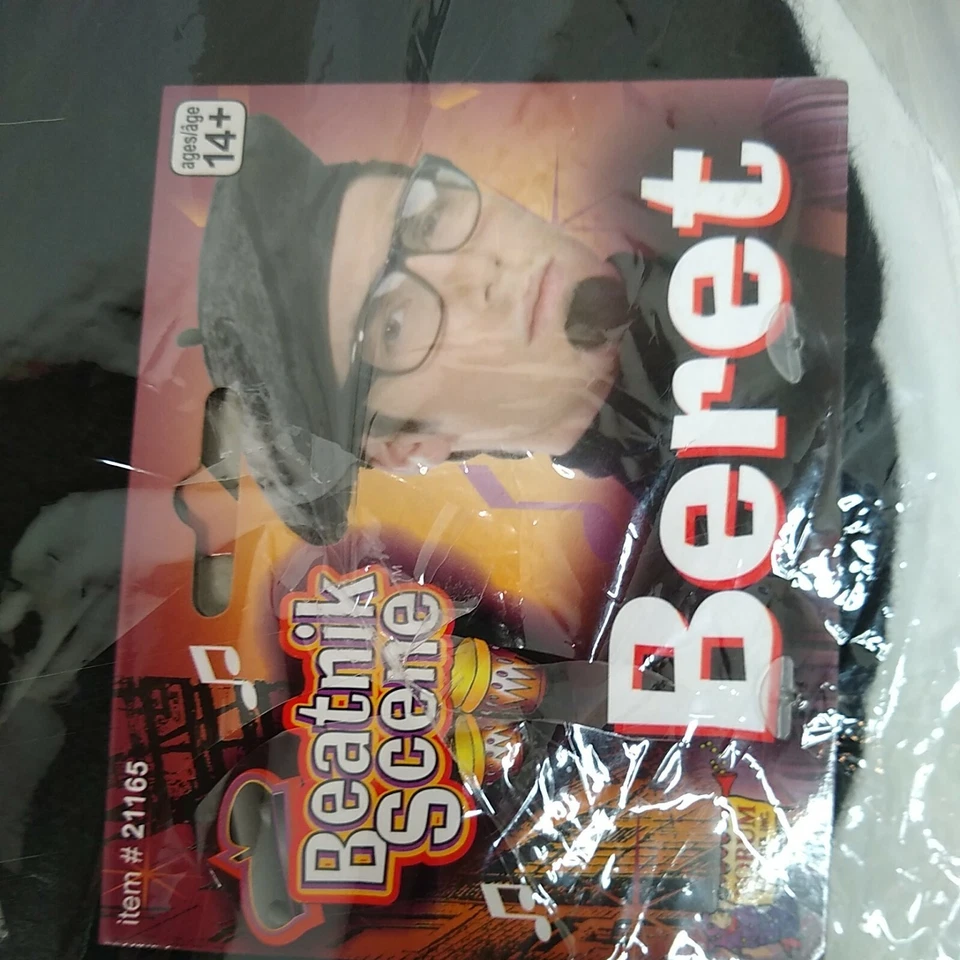 Boina negra francesa Forum unisex novedad talla única nueva  Foto 2 de 4