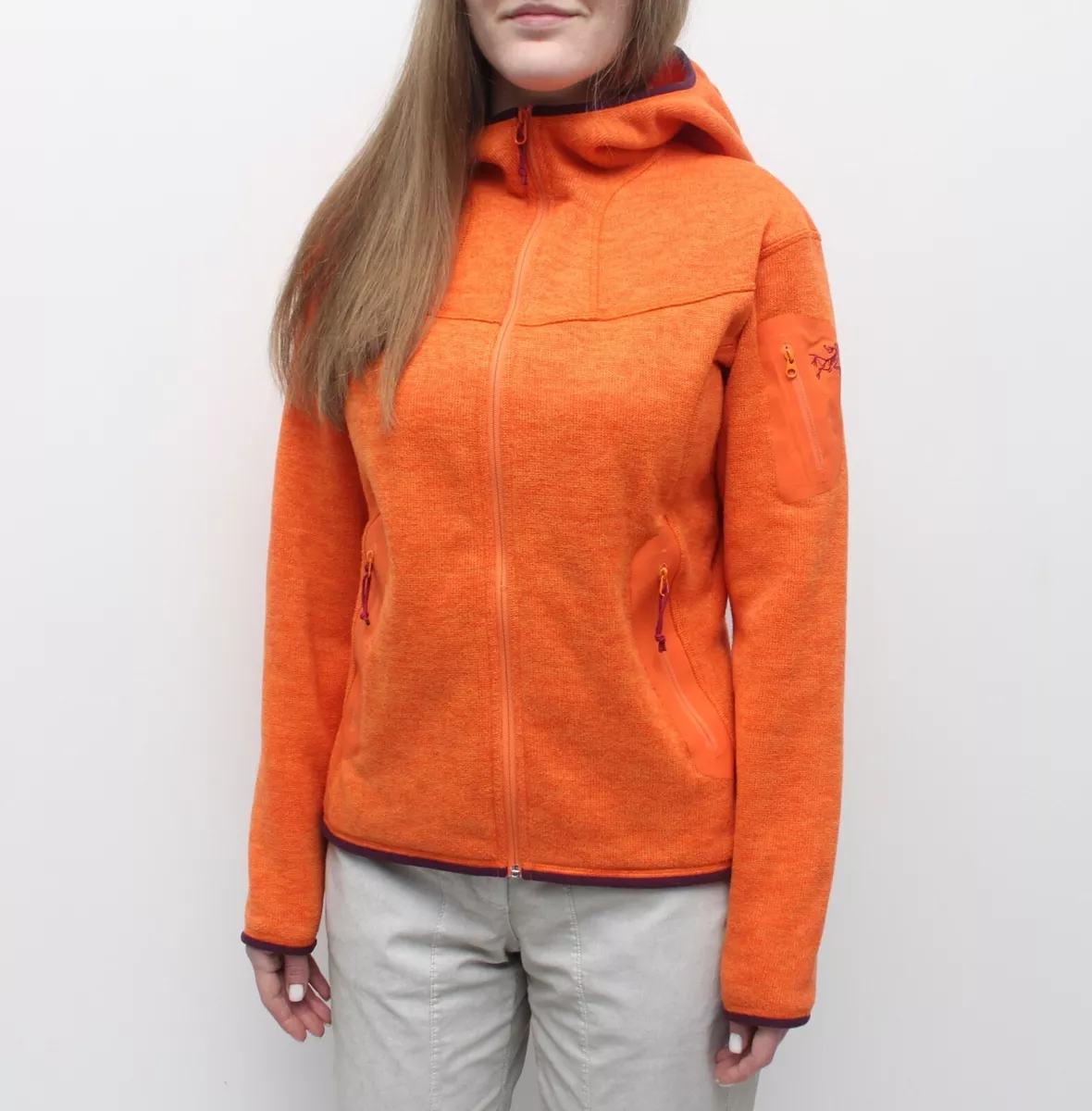 ARC'TERYX POLARTEC FLEECE JACKET L WHITE | hei-tn.com