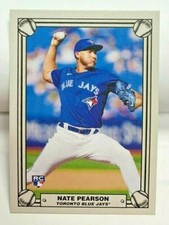 Nate Pearson 2021 Topps 582 Montgomery Club Lost Vault Design RC#10 SP BLUE JAYS