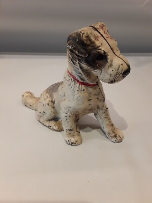 Hubley Cast Iron Terrier Bank